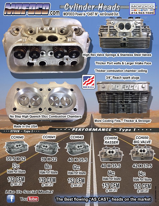 Mofoco Performance VW Cylinder Heads