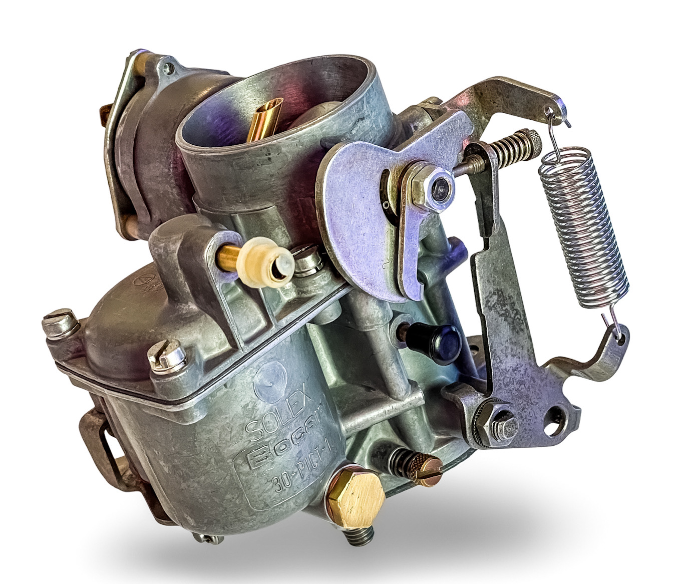 REBUILT GENUINE OEM GERMAN VW SOLEX BROSOL 30-PICT-1 40HP CARBURETOR W/ 12V CHOKE  |  1960-67 VOLKSWAGEN BEETLE & SUPER 40HP 1200 / 1300 / 1500CC